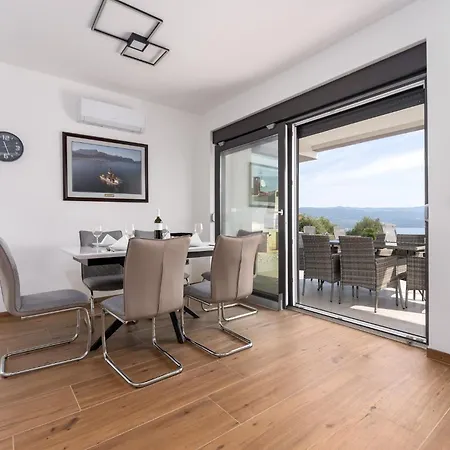 Rosemary -semi-detached With A Pool And A Panoramic View, Close To A Sandy - By Traveler Tourist Agency Krk * Risika